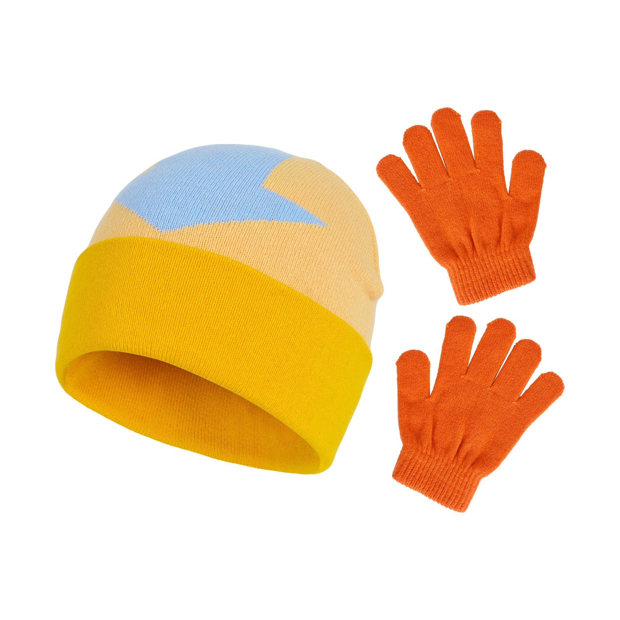 Avatar The Last Airbender Knitted Winter with Cuff Beanie Hat, Multi, One Size