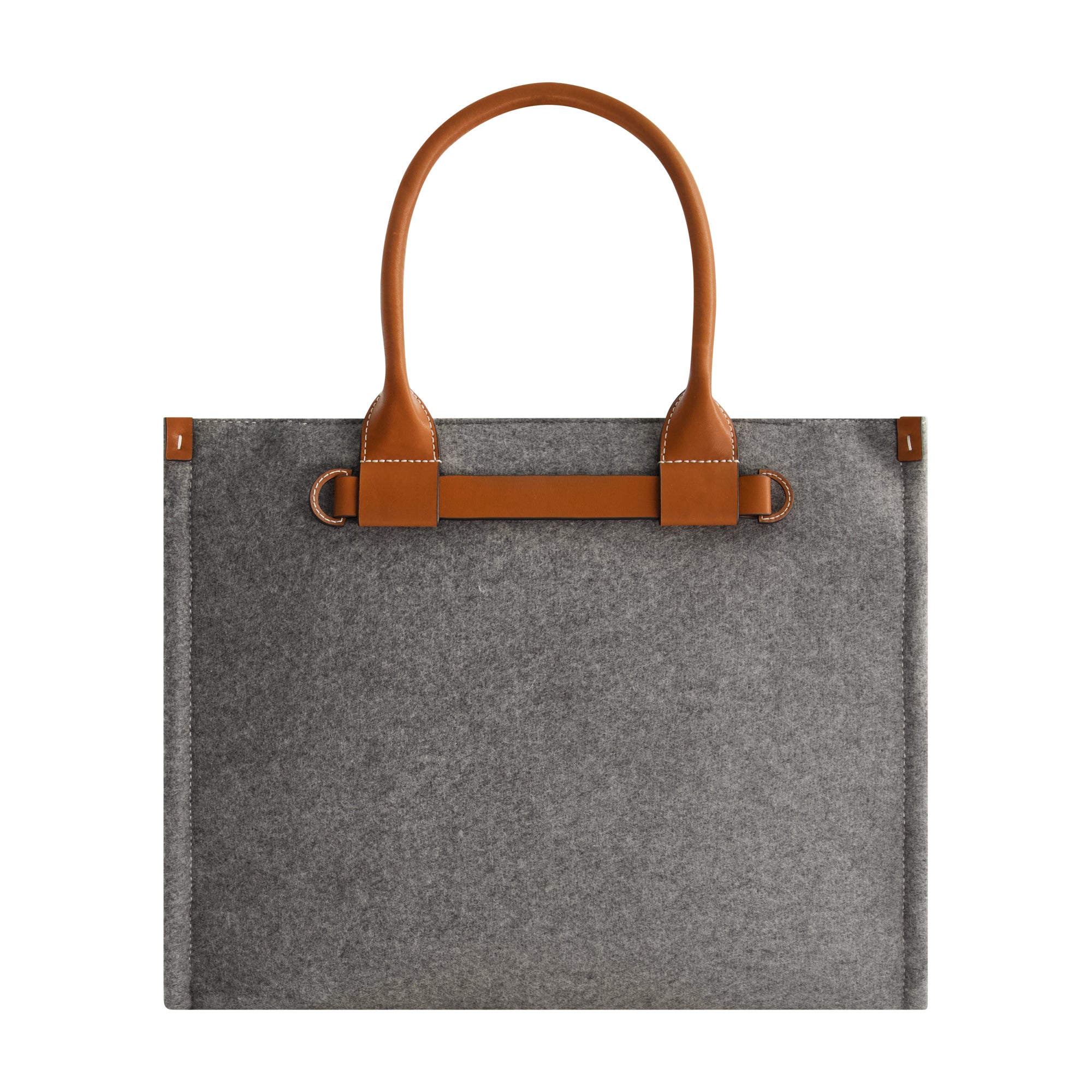 Jason Wu Structured Grey Felt Tote, GREY