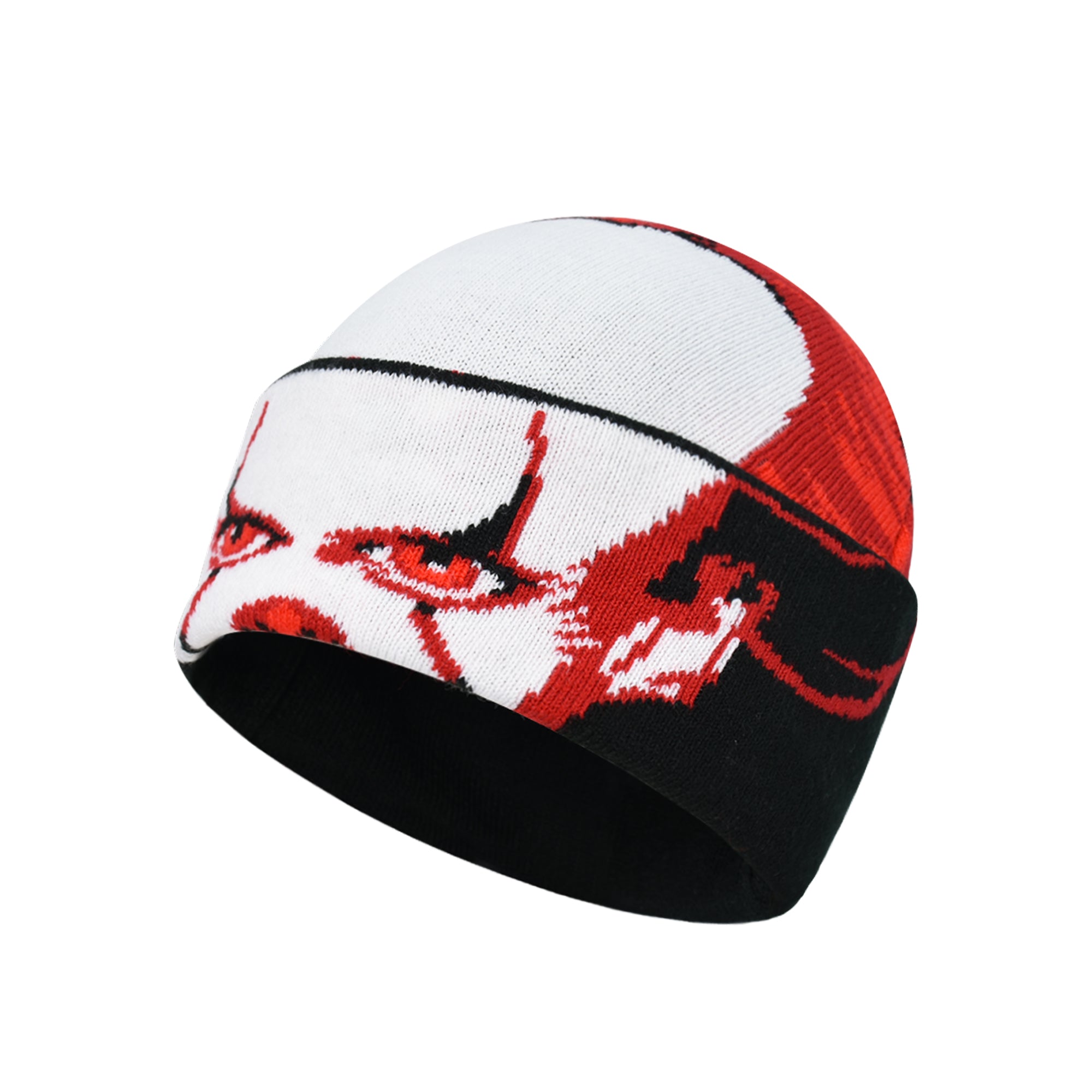 IT Pennywise Roll Down Winter Cuffed Beanie Hat, Black, One Size