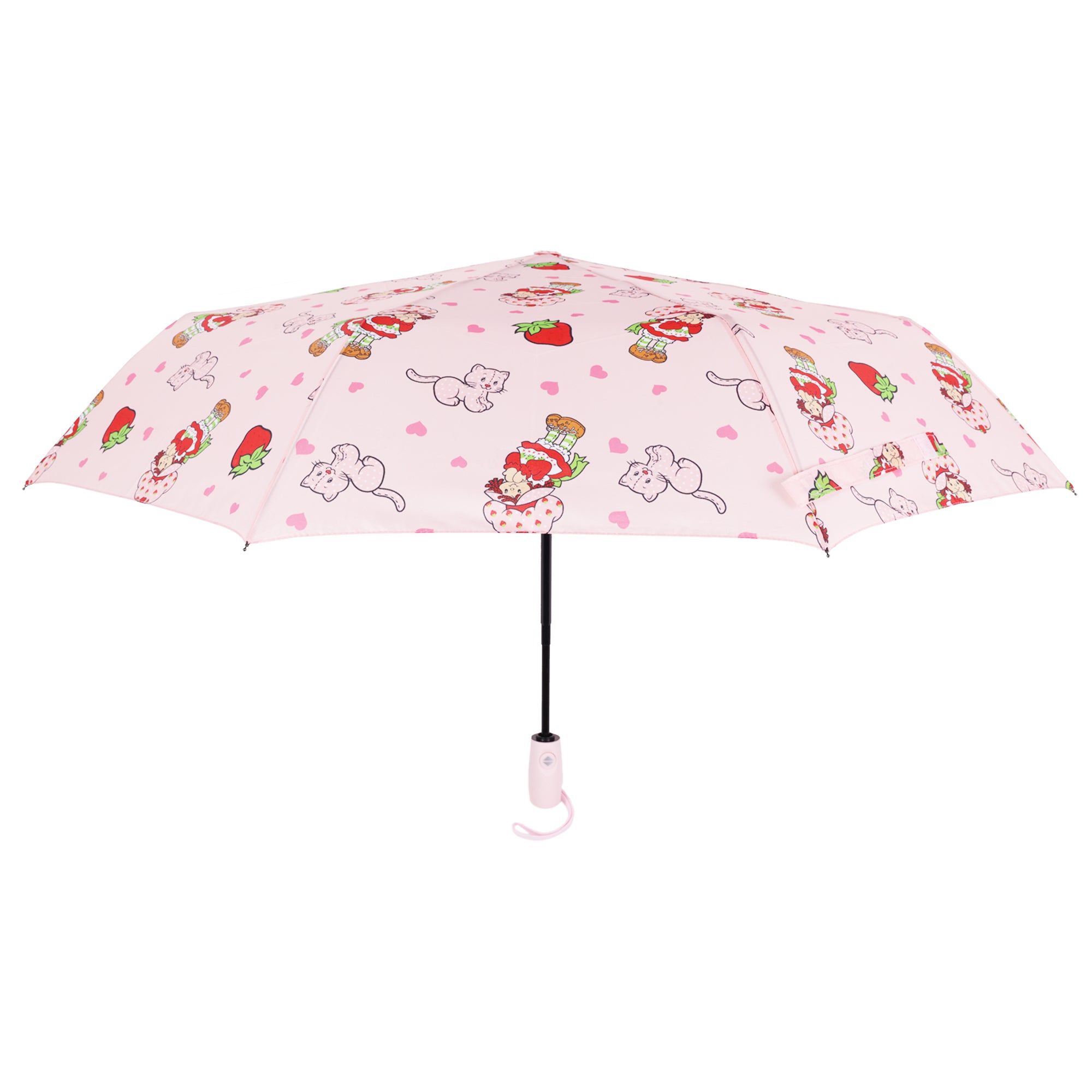 Strawberry Shortcake Heart Print Compact Umbrella