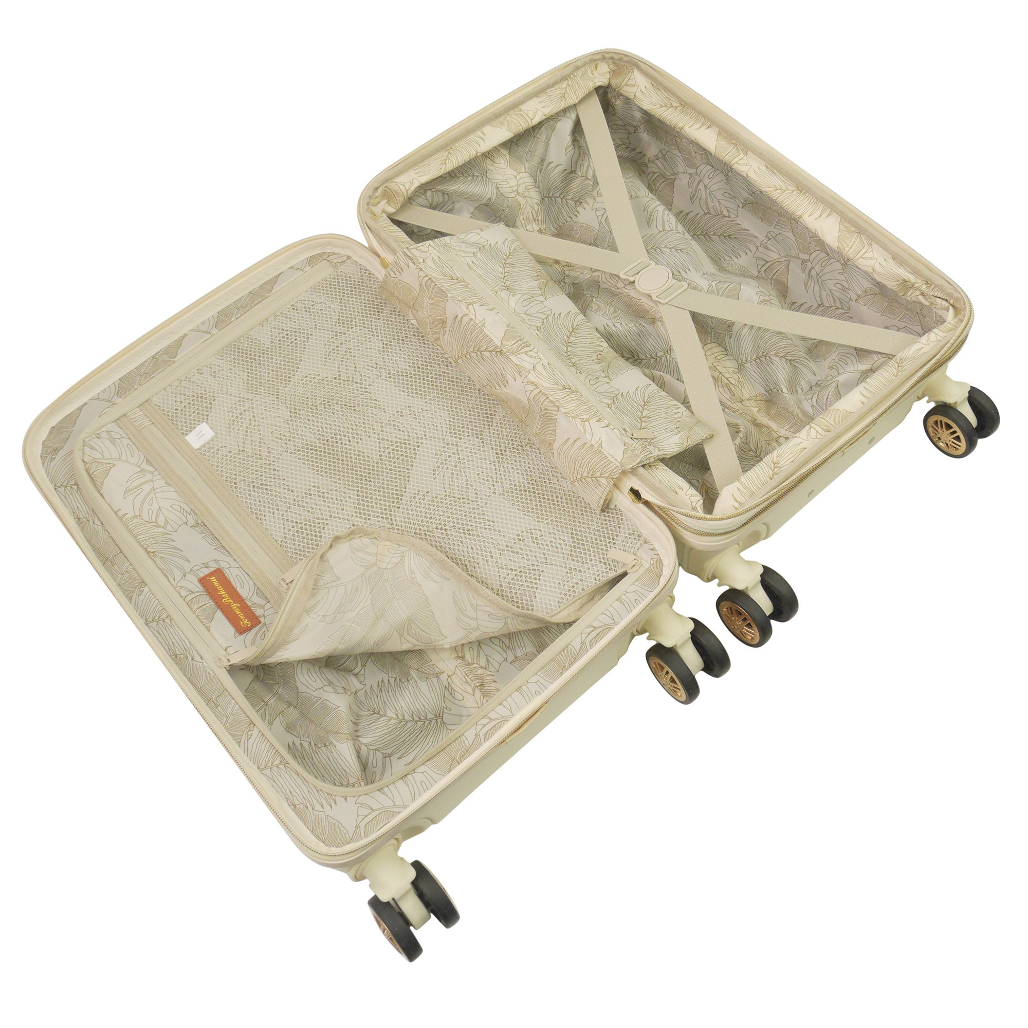 Tommy Bahama 3-Piece Hard-Sided Luggage Set stripes