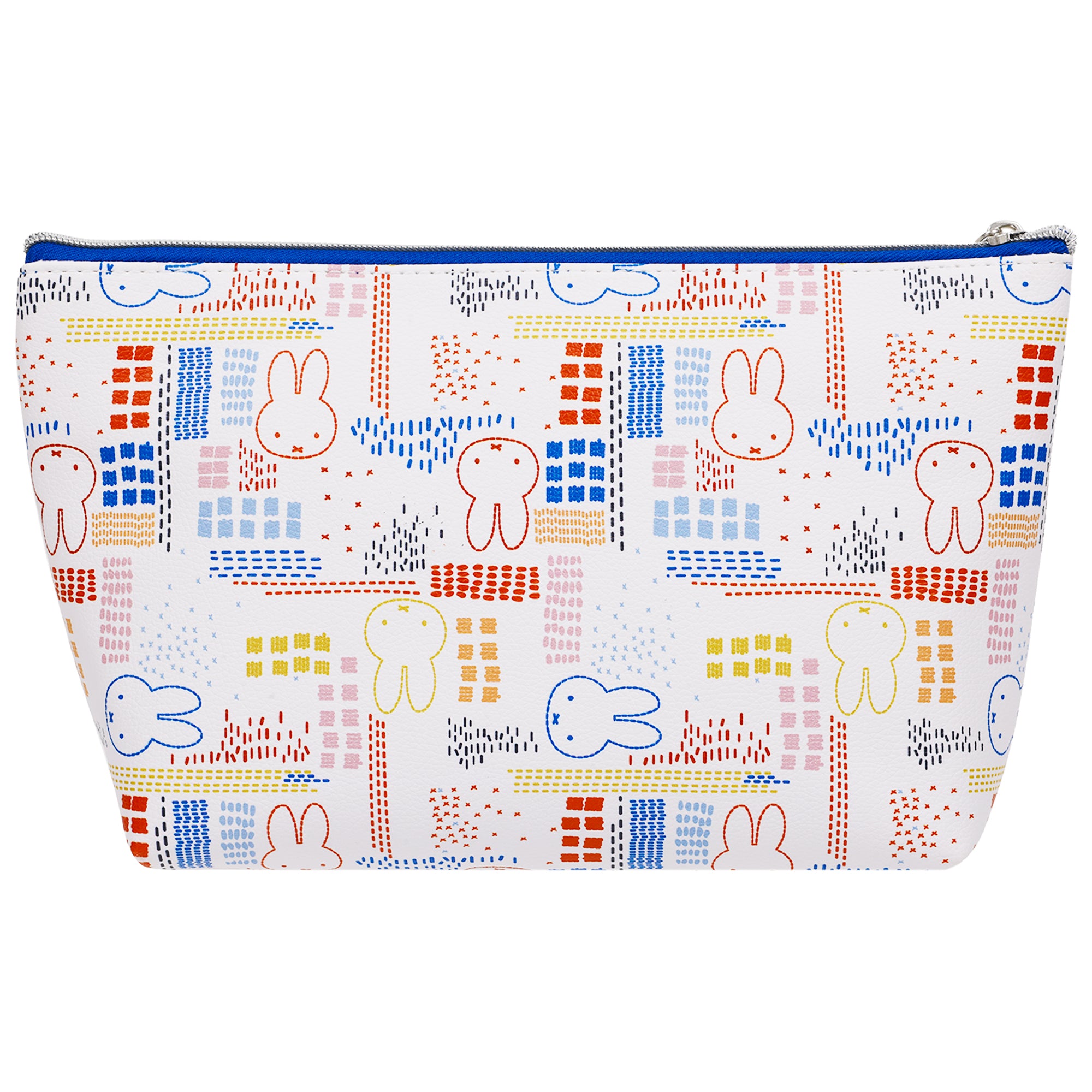 Danielle Nicole x Miffy Allover Print Trapezoid Cosmetic Bag with Pom-Pom Charm