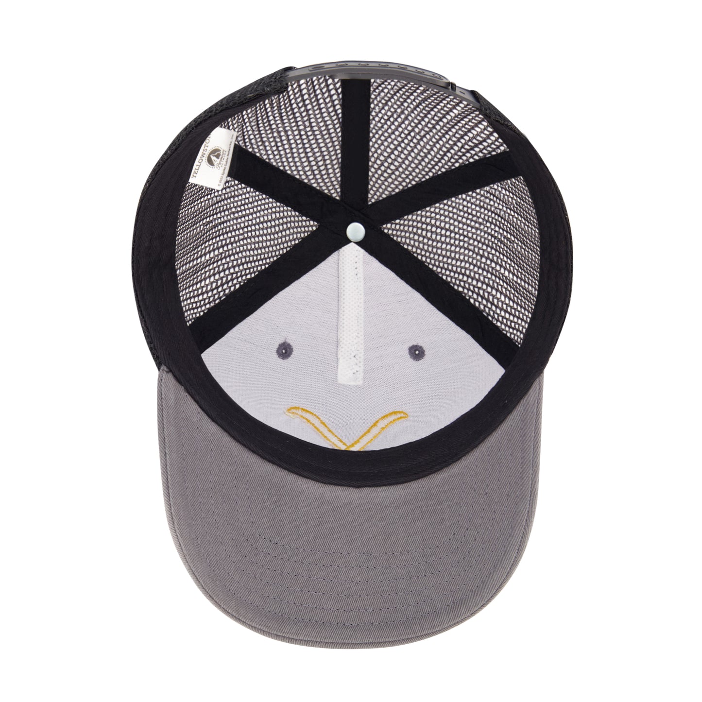 Nick Yellowstone Trucker Cap, Blk/Grey
