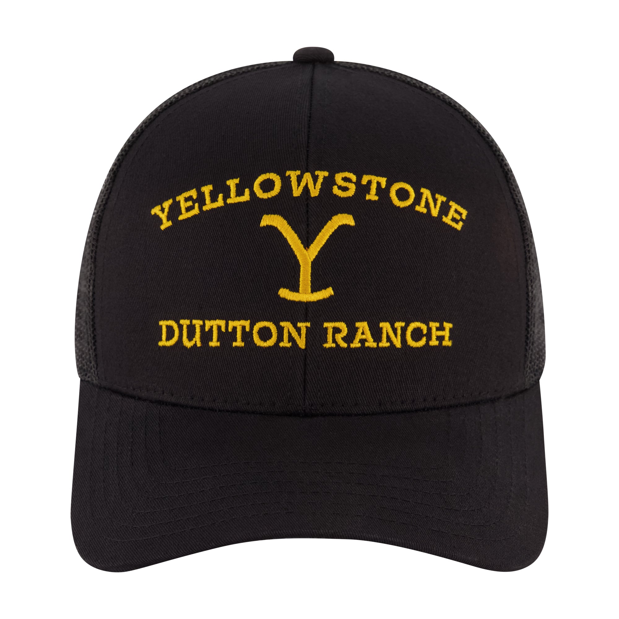 Concept One Yellowstone Trucker Hat, Adjustable Snapback Mesh Baseball Hat with Curved Brim