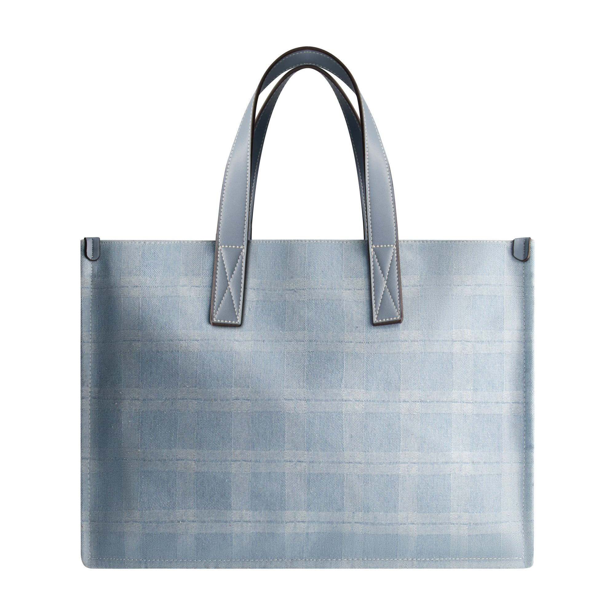 True Religion Striped Denim City Tote