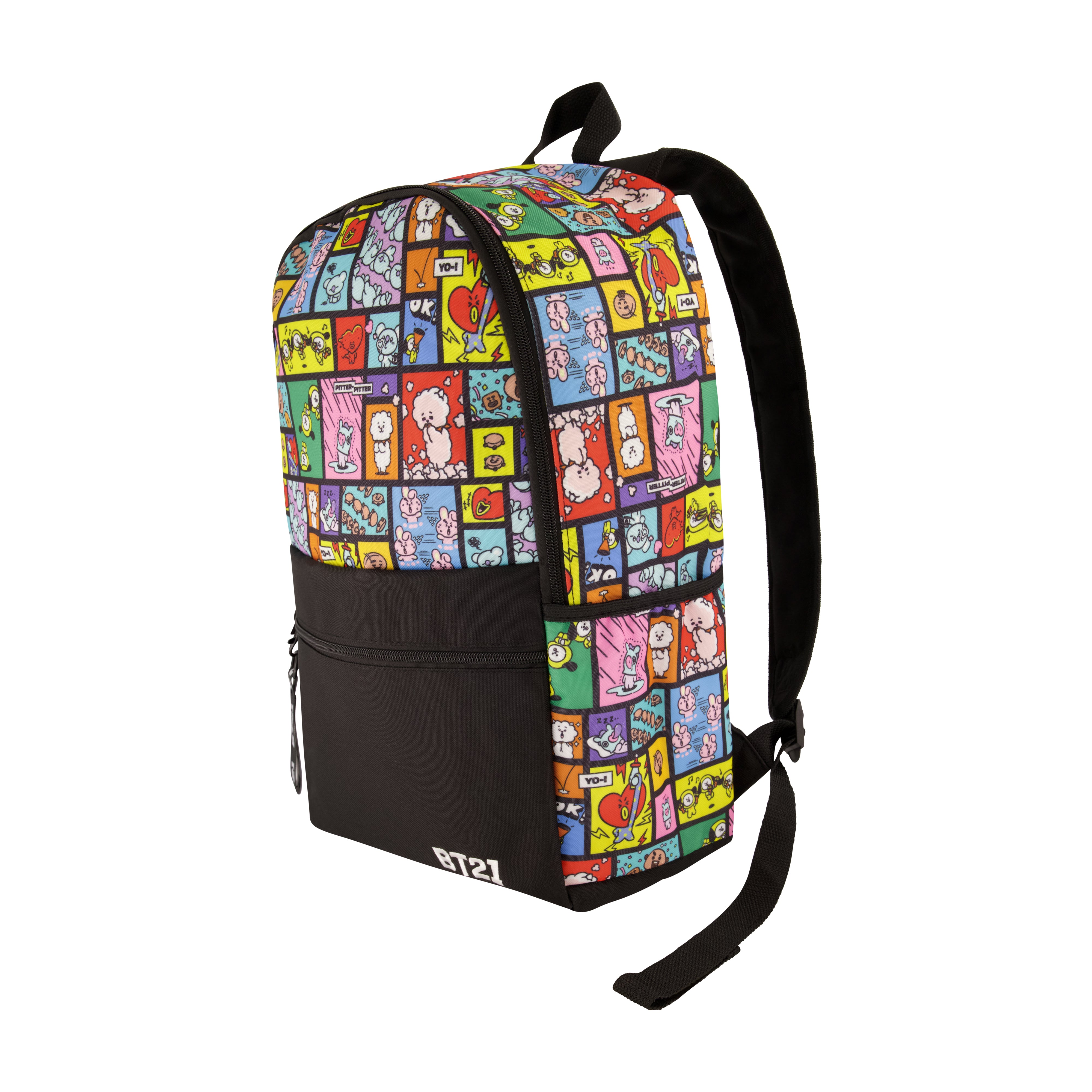 BT21 LINE FRIENDS Laptop Backpack, Computer Travel Bag, Multi, Standar