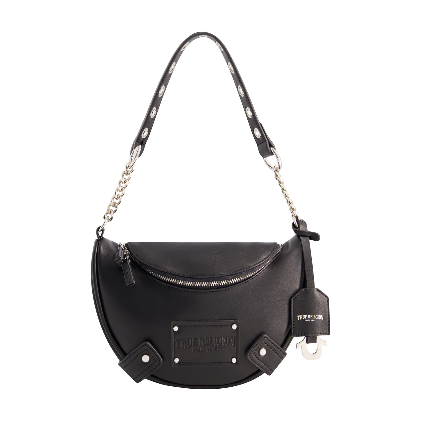 True Religion Chain Handle Hobo, Black
