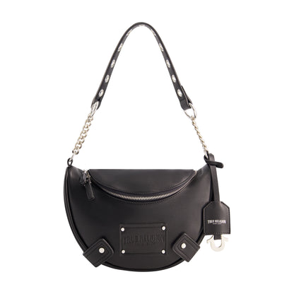 True Religion Chain Handle Hobo, Black