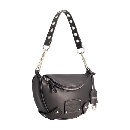 True Religion Chain Handle Hobo, Black