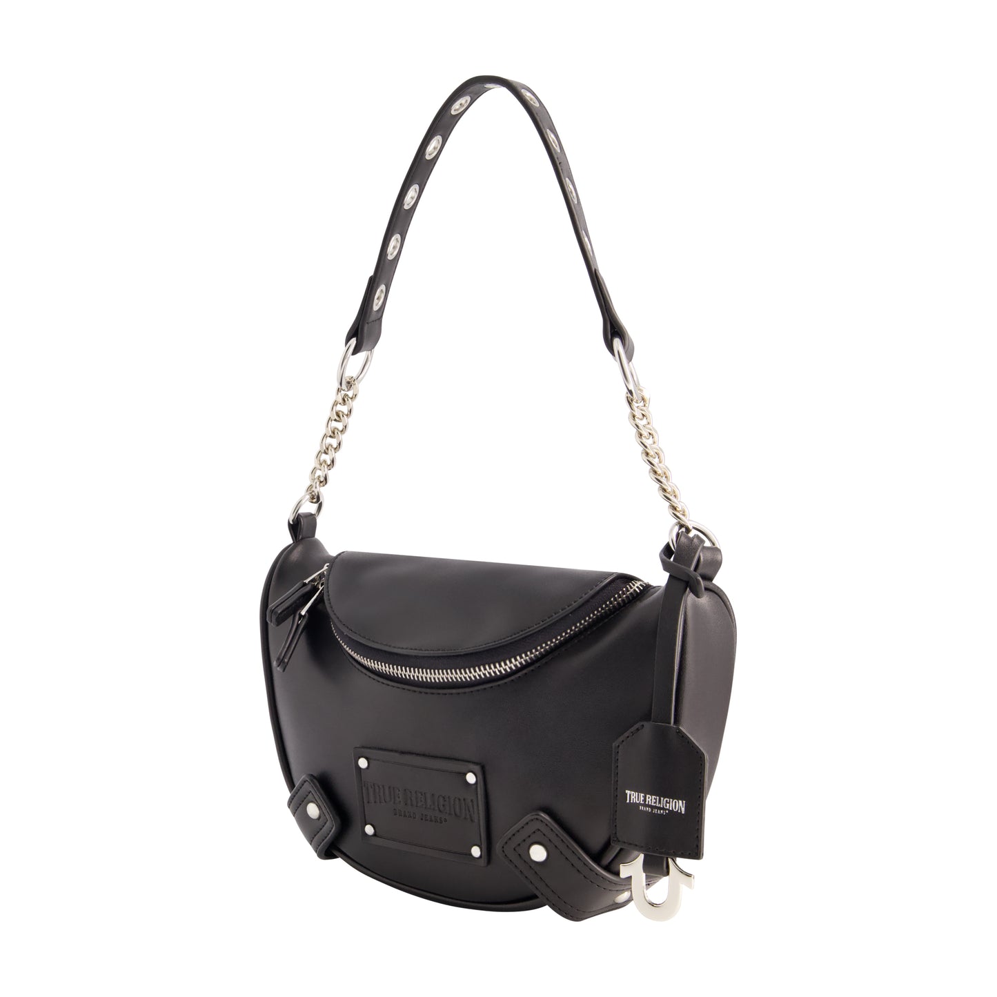 True Religion Chain Handle Hobo, Black