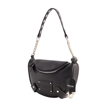 True Religion Chain Handle Hobo, Black