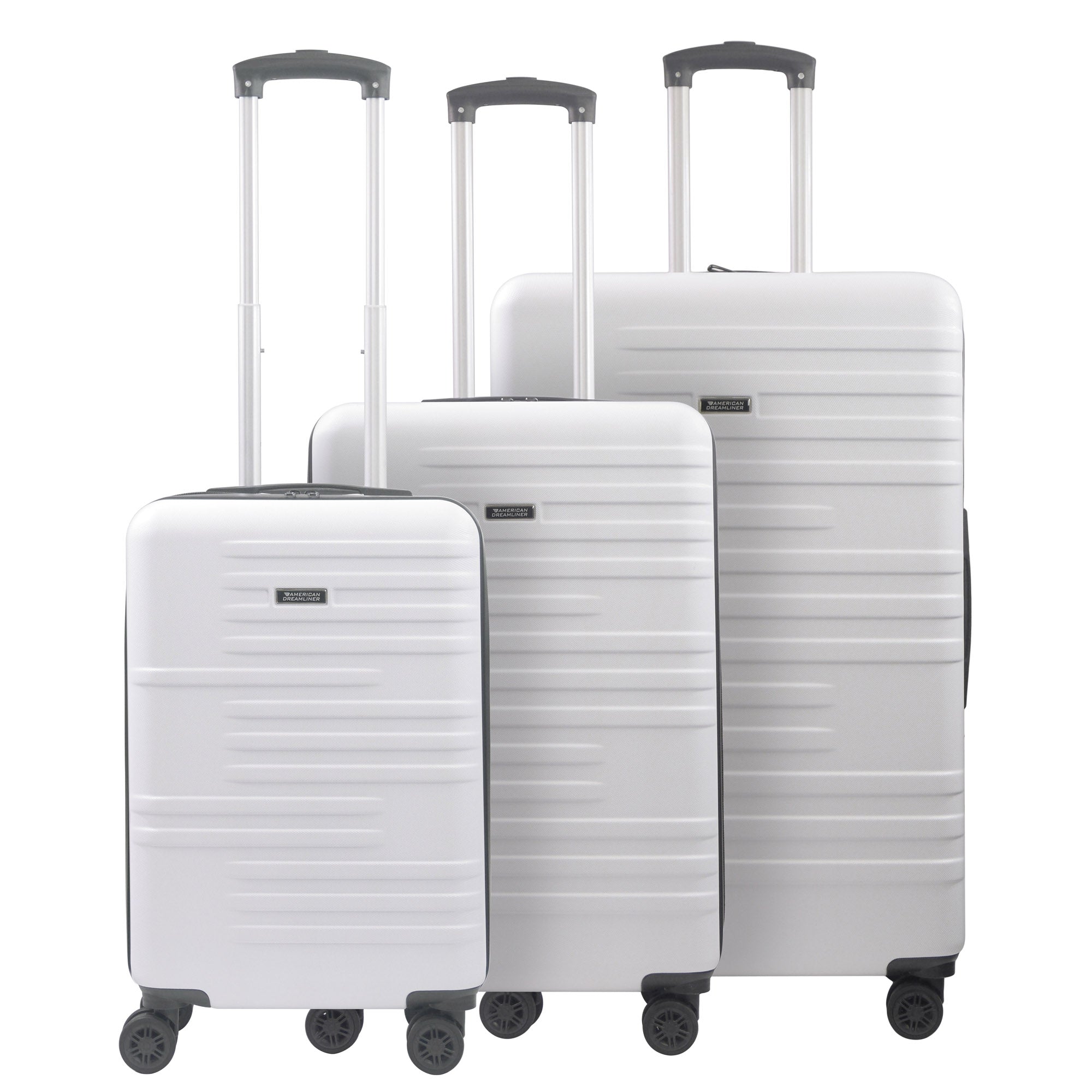 American Dreamliner 3-Piece Hardside Luggage Set – 22.5", 26.5", 30"