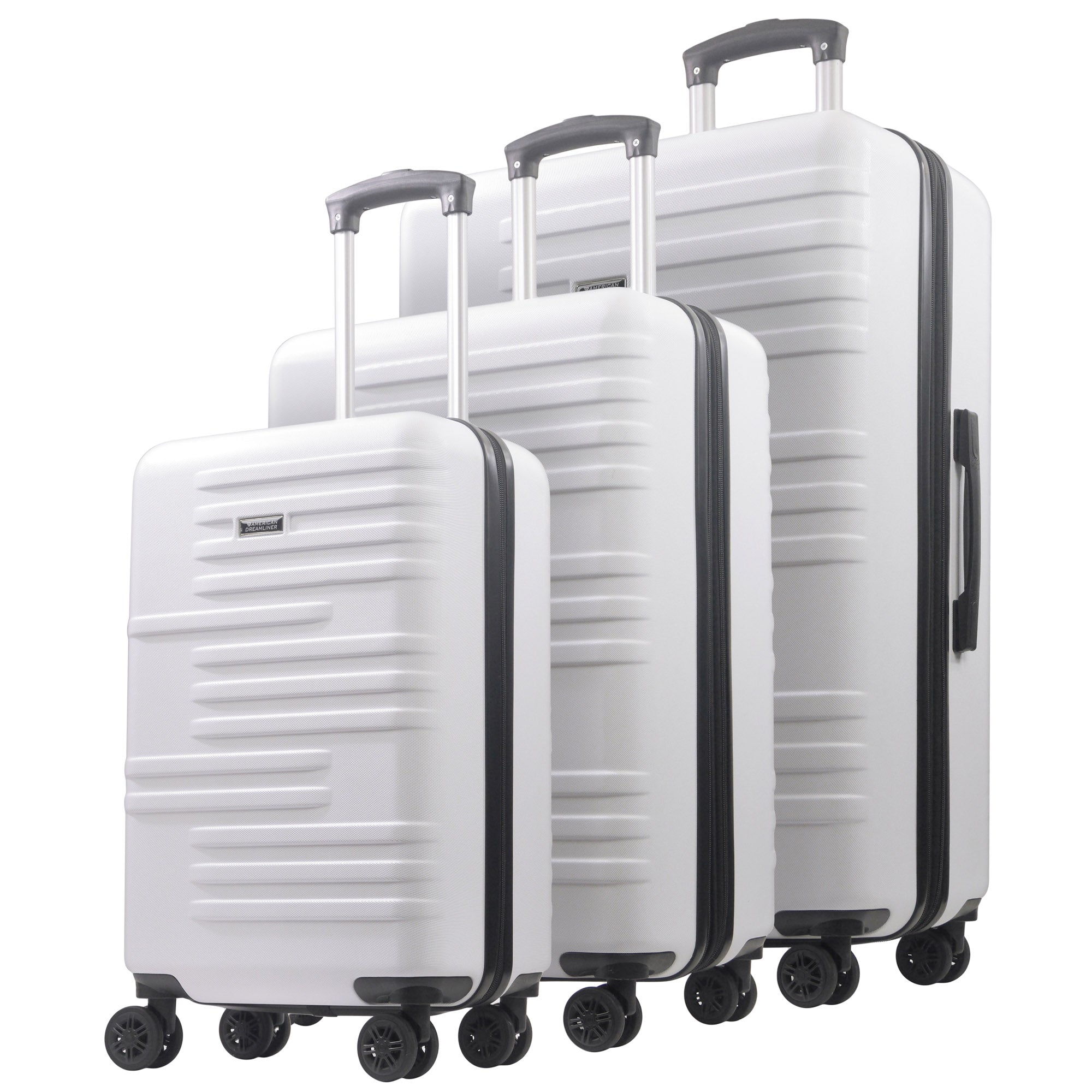American Dreamliner 3-Piece Hardside Luggage Set – 22.5", 26.5", 30"