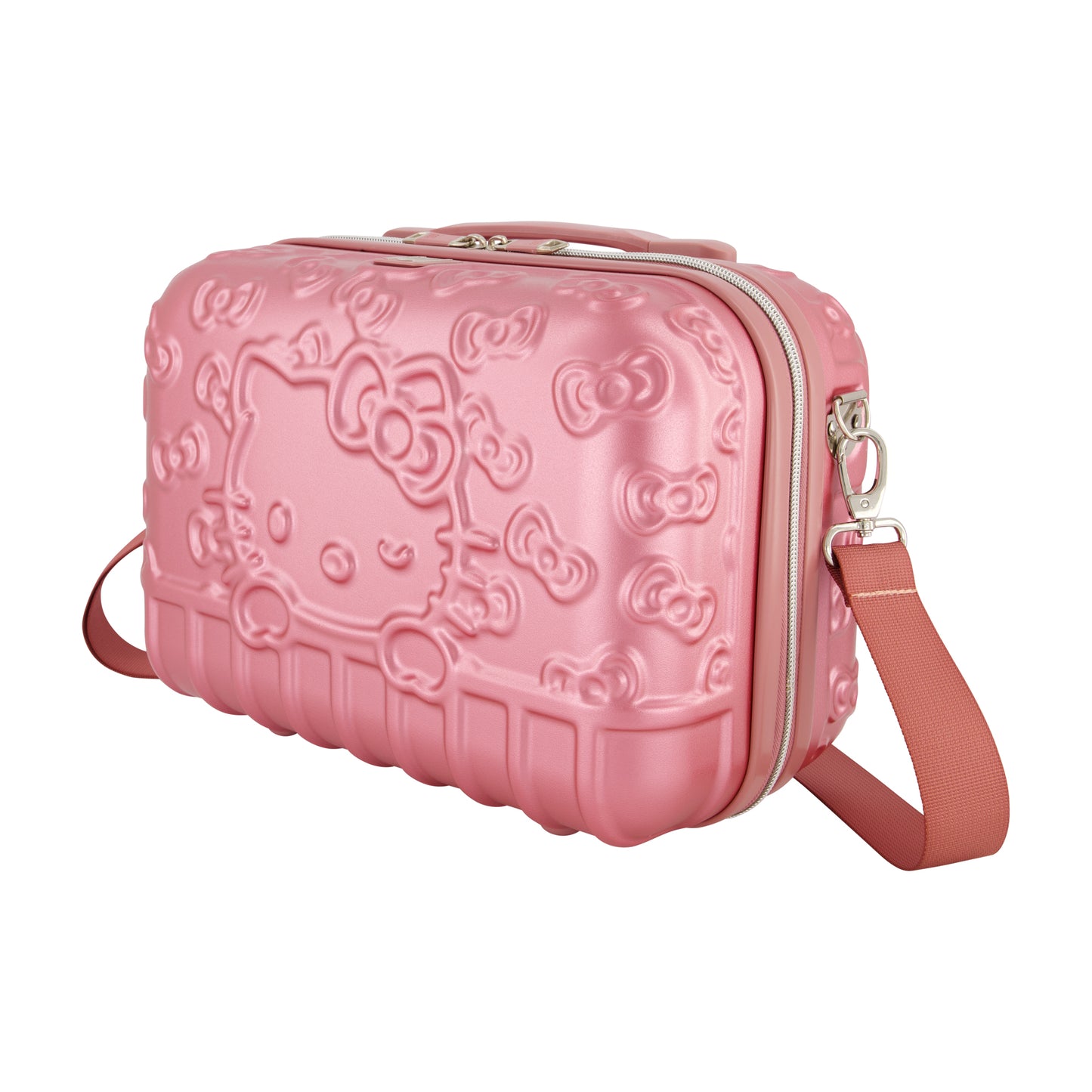 Sanrio HELLO KITTY Ful MOLDED TRAIN CASE, Pink