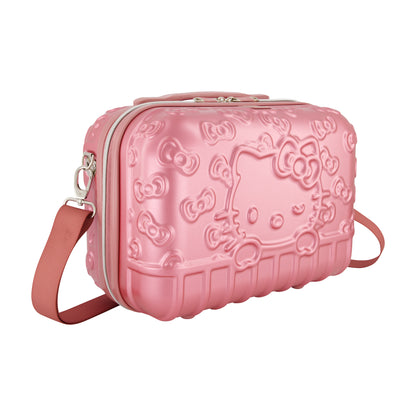 Sanrio HELLO KITTY Ful MOLDED TRAIN CASE, Pink