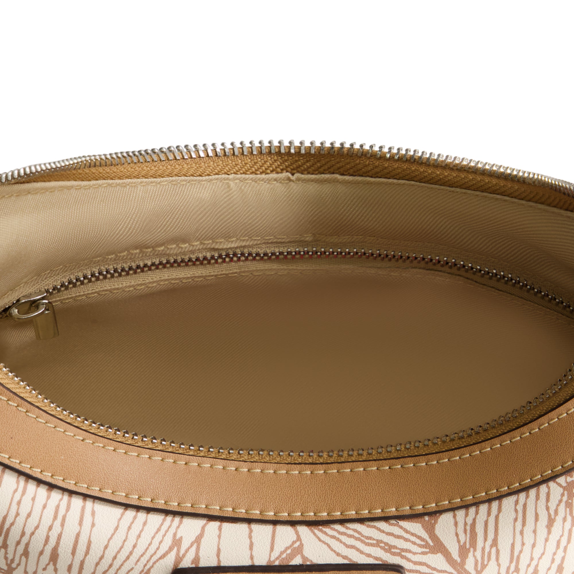 Tommy Bahama Graphic Leaf Print City Hobo, TAN