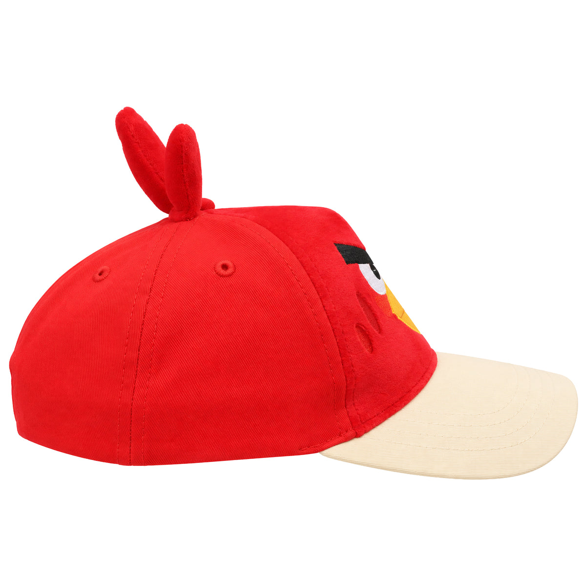 Angry Birds Boys Red Character Baseball Cap – Adjustable Curved Brim Hat
