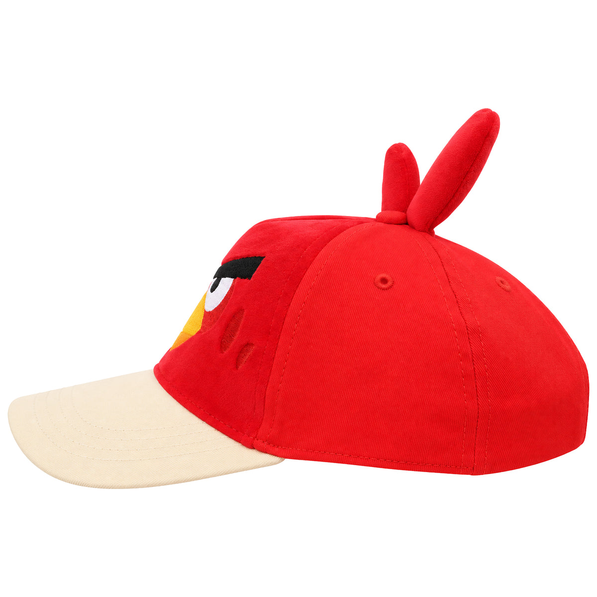 Angry Birds Boys Red Character Baseball Cap – Adjustable Curved Brim Hat