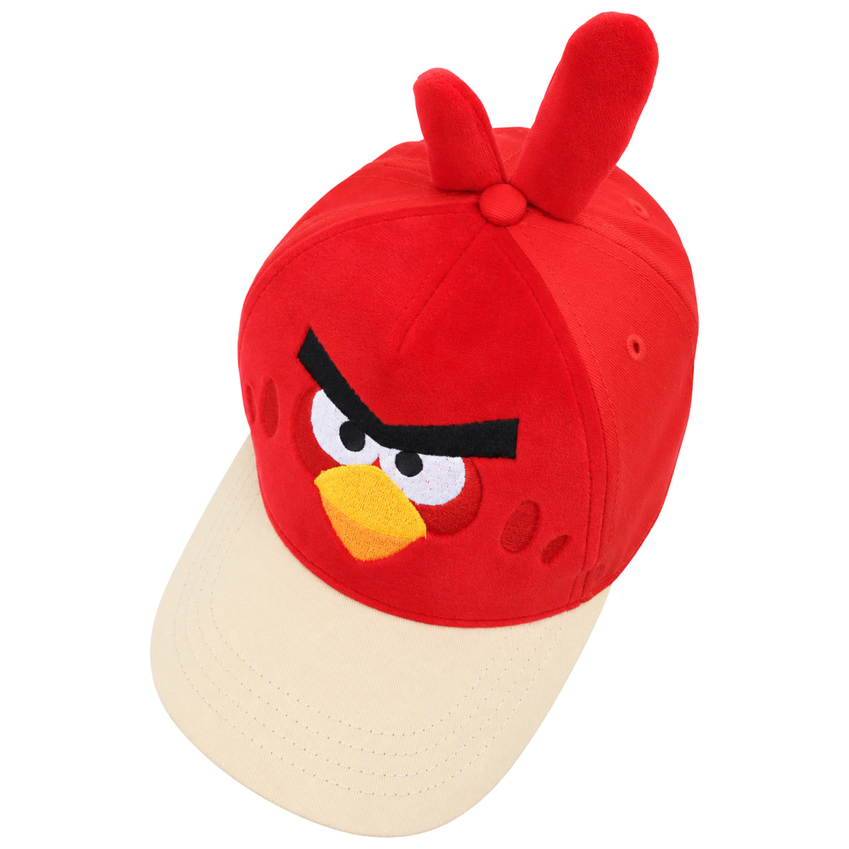 Angry Birds Boys Red Character Baseball Cap – Adjustable Curved Brim Hat