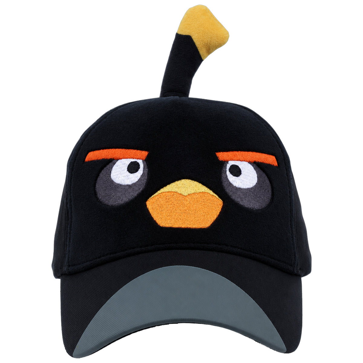 Angry Birds Bomb Boys Baseball Cap – Character Face Curved Brim Hat