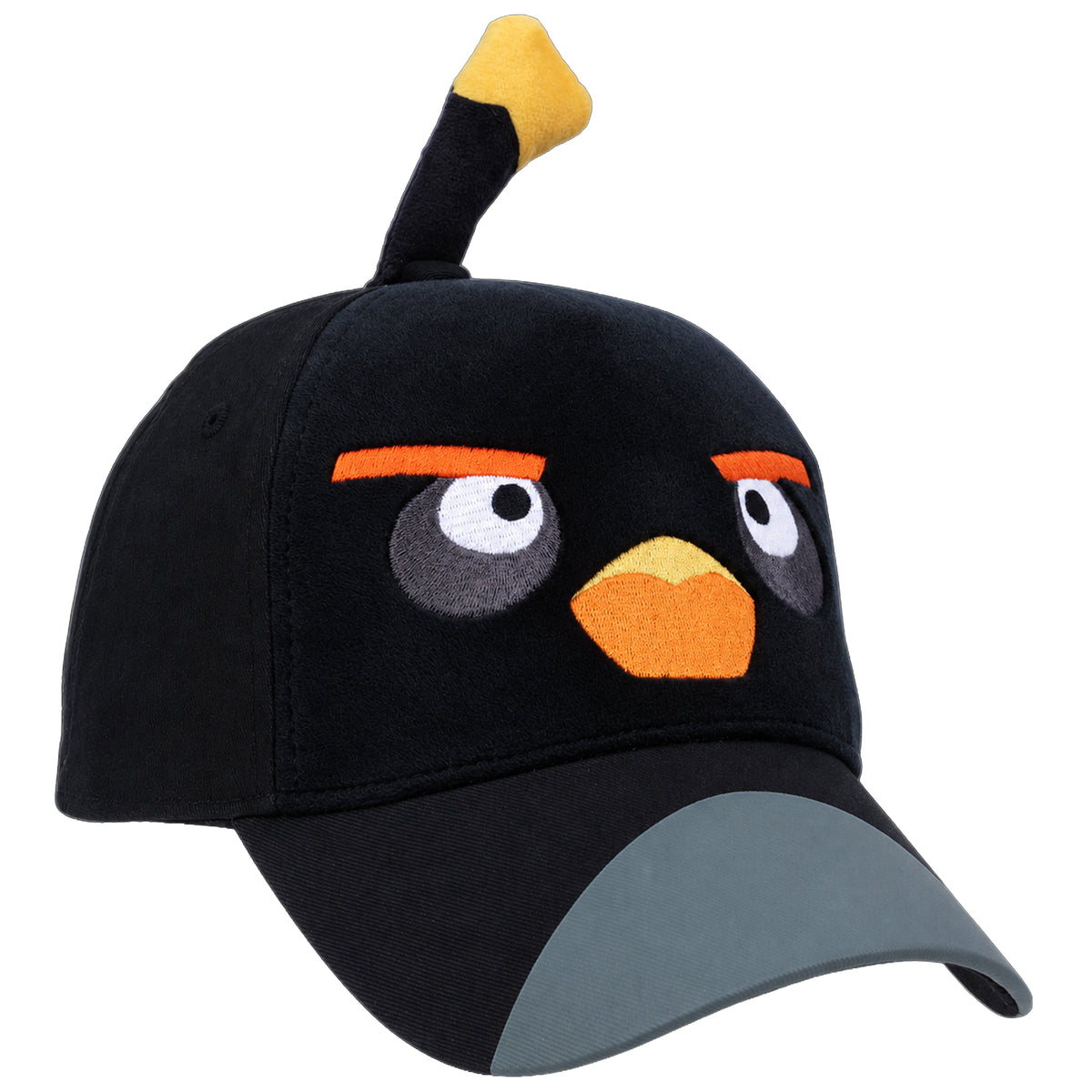 Angry Birds Bomb Boys Baseball Cap – Character Face Curved Brim Hat