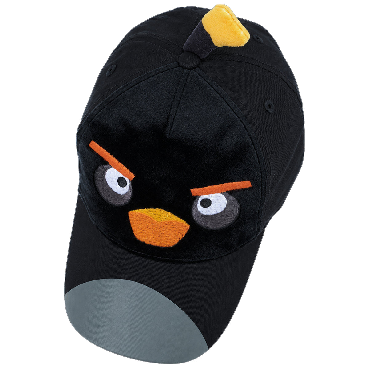 Angry Birds Bomb Boys Baseball Cap – Character Face Curved Brim Hat