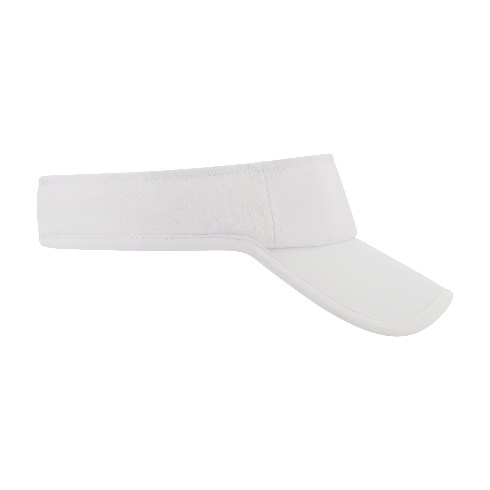 Hind Women's Visor Hat, Adjustable Mesh Sun Cap with Curved Brim, White, One Size