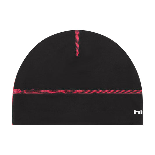 Hind Women's Beanie Hat, Running Skull Cap Beanie with Reflective Logo, Athletic Sports Headwear, Black, One Size