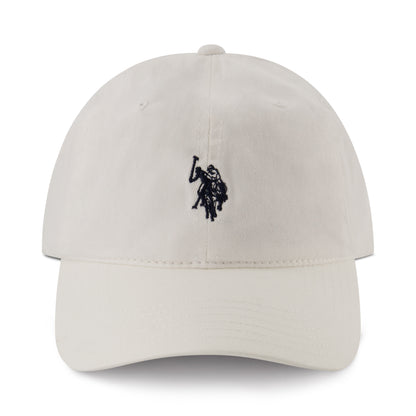 U.S. Polo Assn. Small Polo Pony Logo Baseball Hat, 100% Cotton, Adjustable Cap