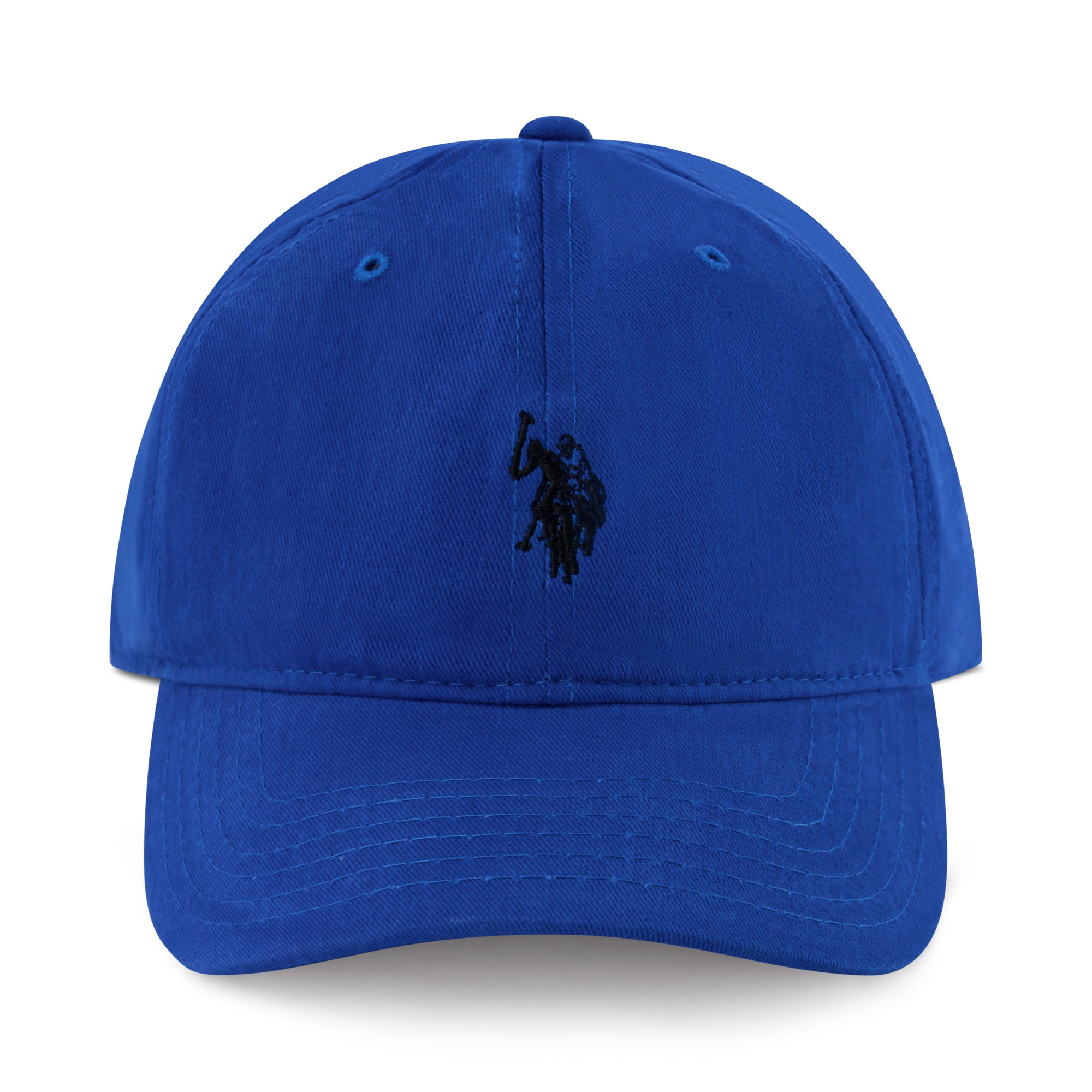 U.S. Polo Assn. Small Polo Pony Logo Baseball Hat, 100% Cotton, Adjustable Cap
