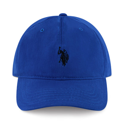 U.S. Polo Assn. Small Polo Pony Logo Baseball Hat, 100% Cotton, Adjustable Cap