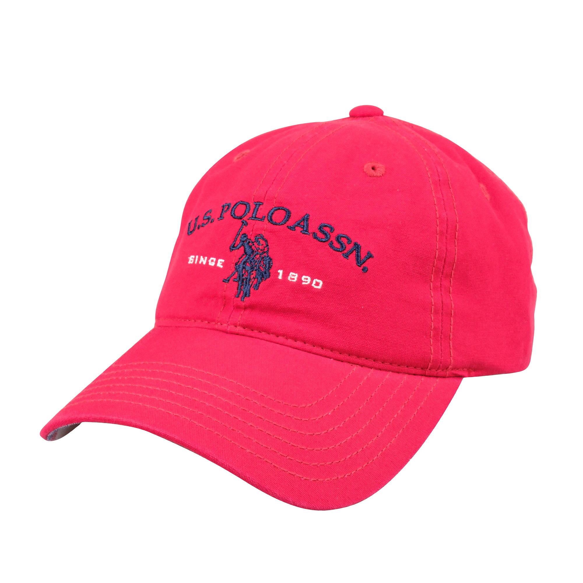 U.S. Polo Assn. Unisex-Adult Embroidered Pony Horse Logo Since 1890 Adjustable Cotton Baseball Hat with Curved Brim