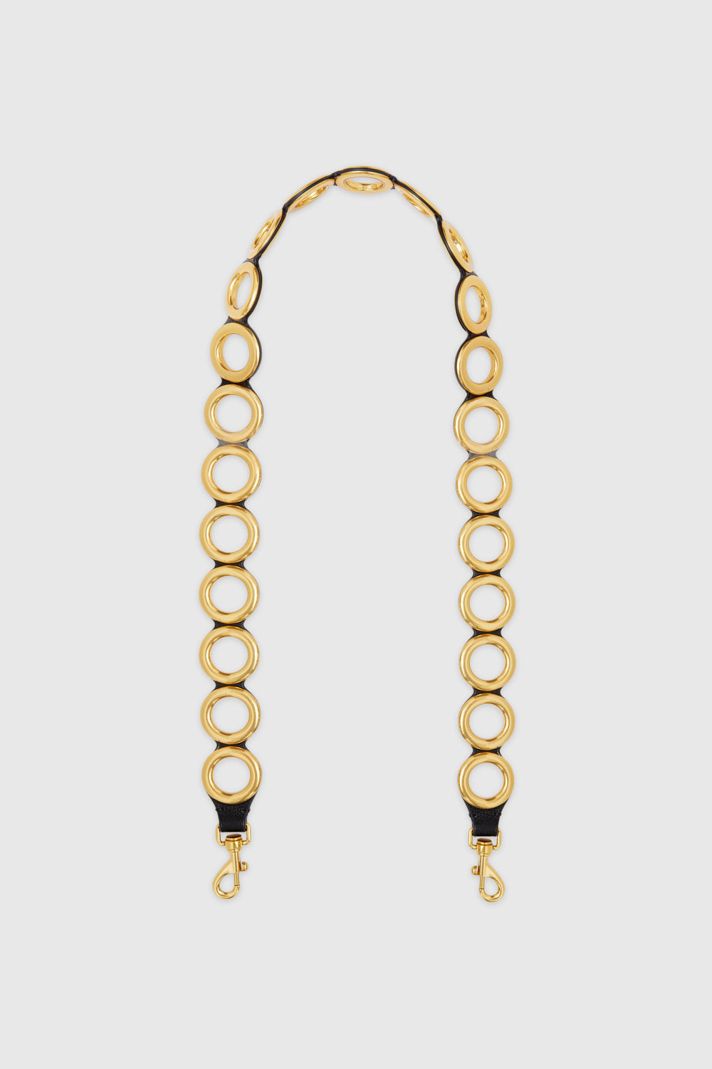 Rebecca Minkoff Guitar Strap With Eyelets Black