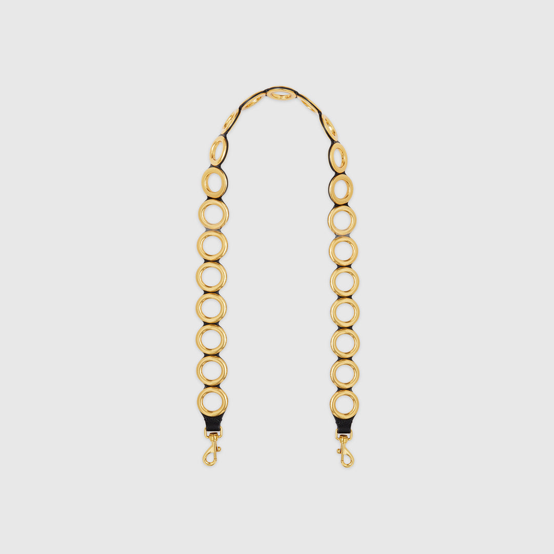 Rebecca Minkoff Guitar Strap With Eyelets Black