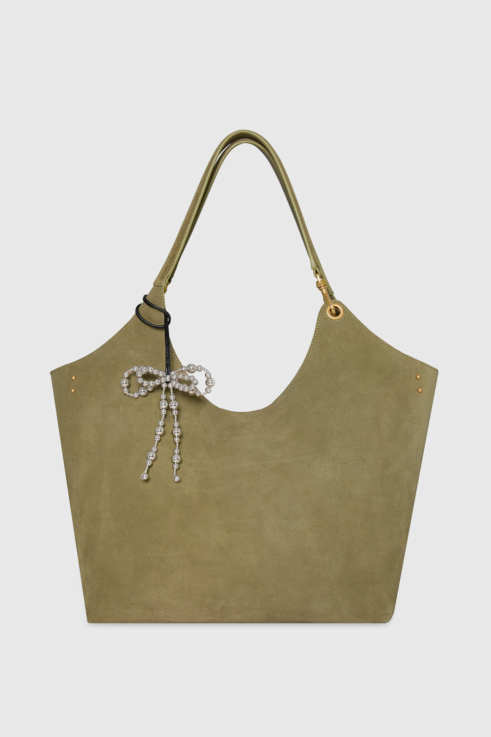 Rebecca Minkoff DOUBLE BOW PEARL CHARM