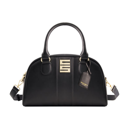 Christian Siriano New York Milano Bowling Satchel, Black