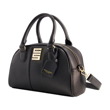 Christian Siriano New York Milano Bowling Satchel, Black