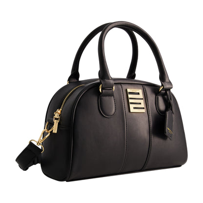 Christian Siriano New York Milano Bowling Satchel, Black