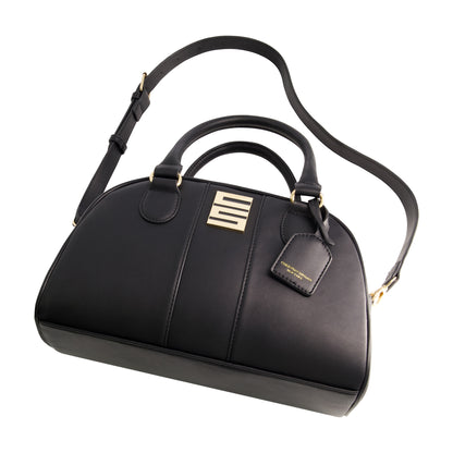 Christian Siriano New York Milano Bowling Satchel, Black