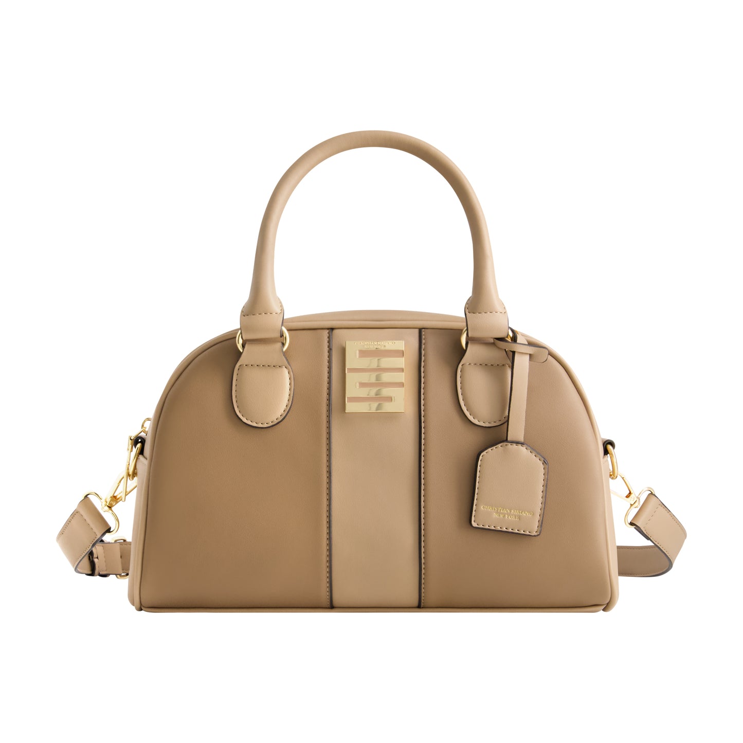 Christian Siriano New York Milano Bowling Satchel Tauple, Taupe