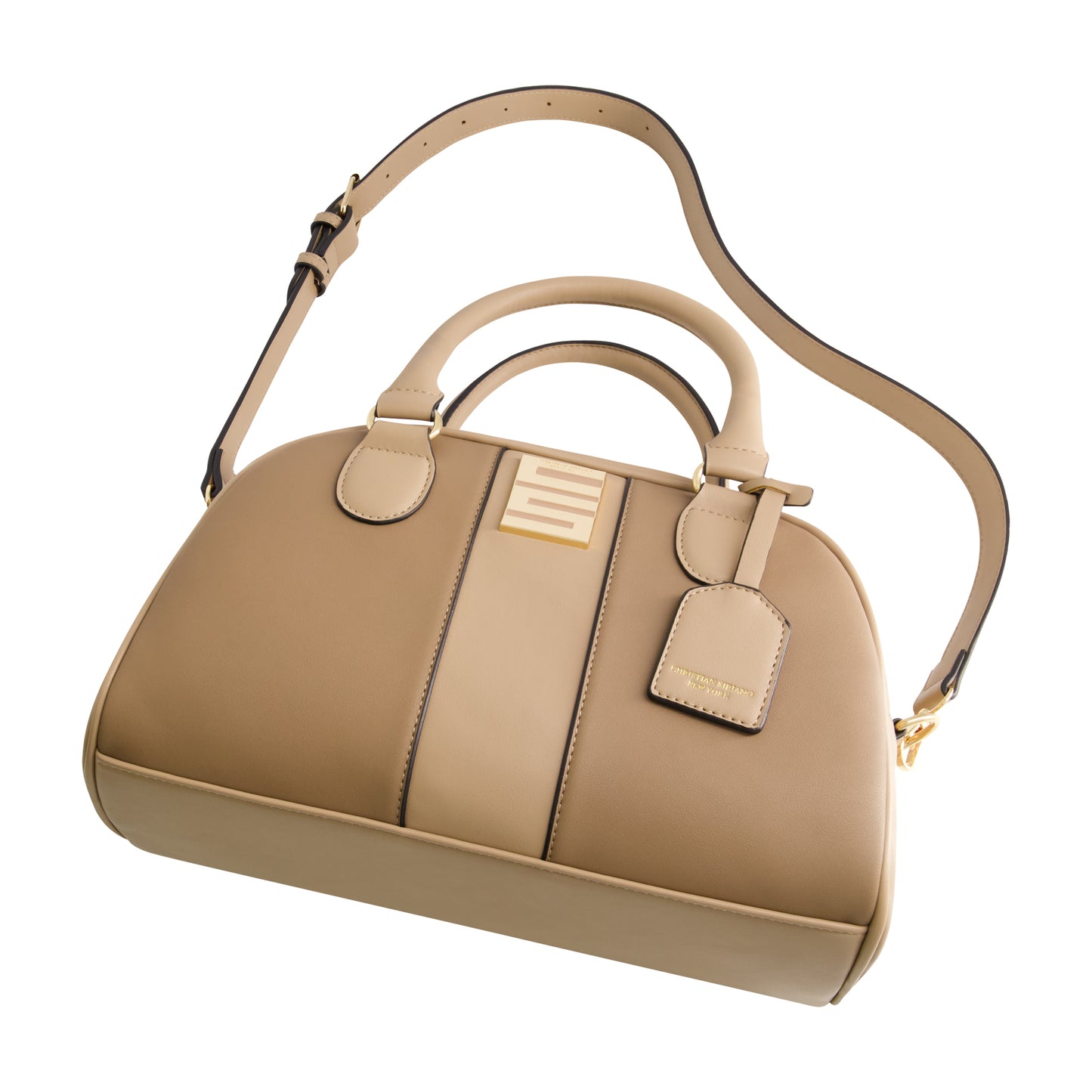 Christian Siriano New York Milano Bowling Satchel Tauple, Taupe