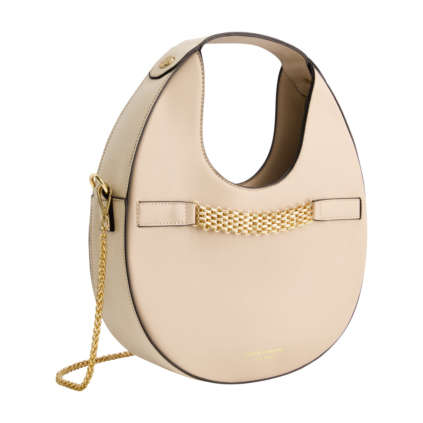 Christian Siriano New York Modern Moon Hobo, Taupe