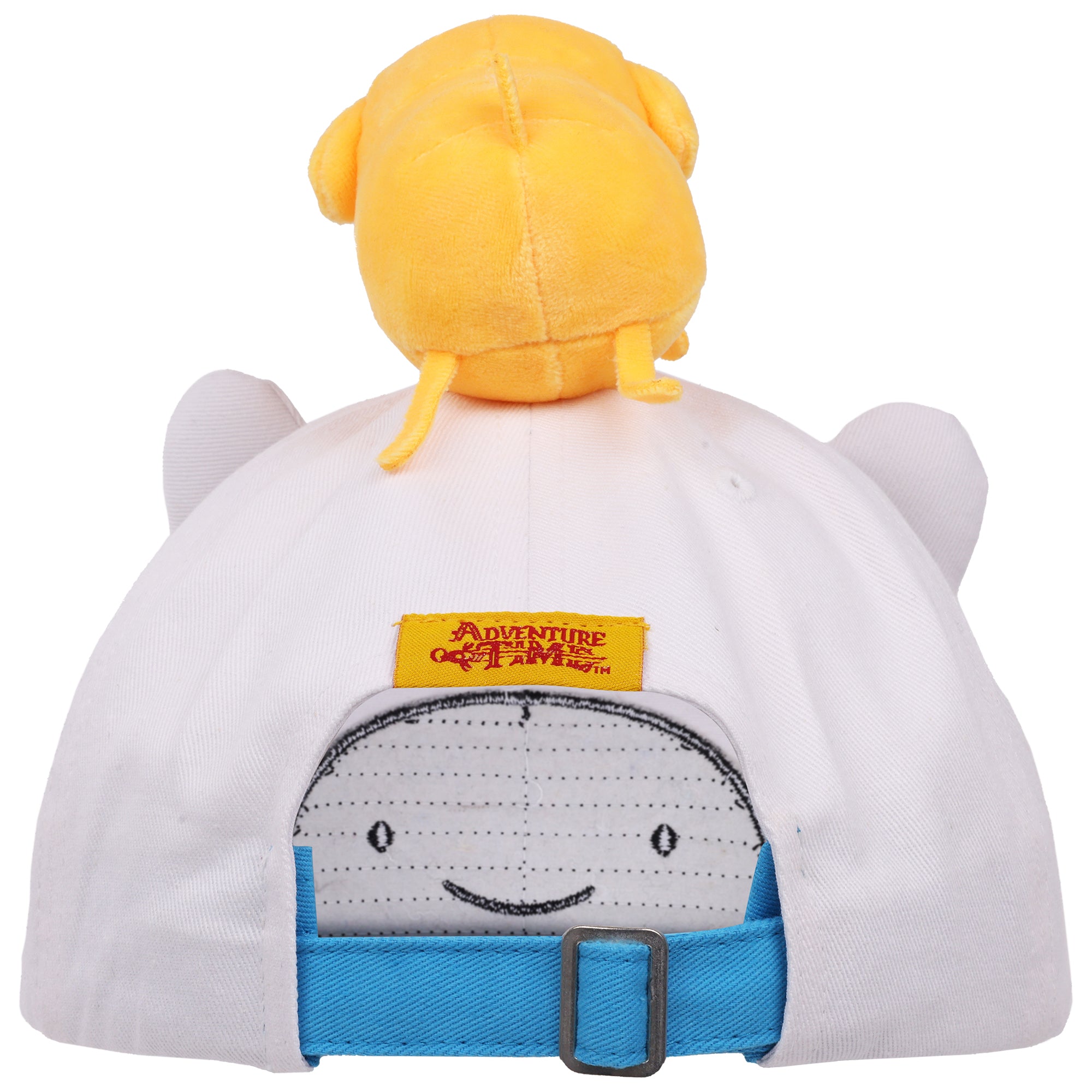 Adventure Time Finn & Jake 3D Plush Dad Cap – Adjustable Curved Brim Hat
