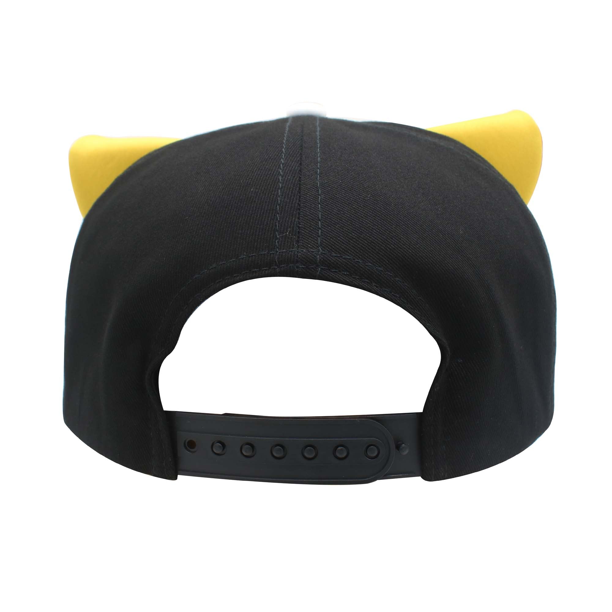 Adventure Time Jake 3D Ears Flat Brim Snapback Hat – Cartoon Character Cosplay Cap