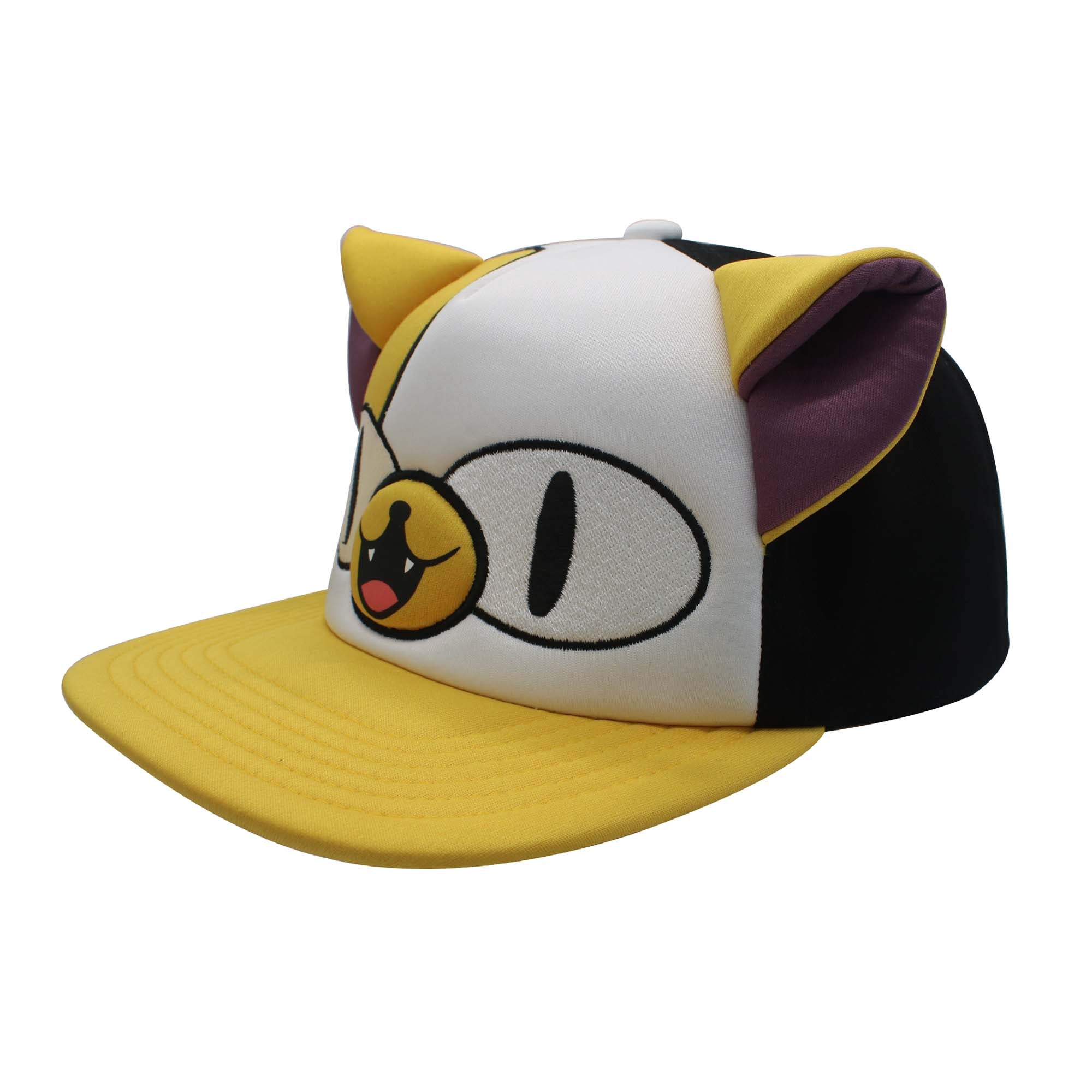 Adventure Time Jake 3D Ears Flat Brim Snapback Hat – Cartoon Character Cosplay Cap