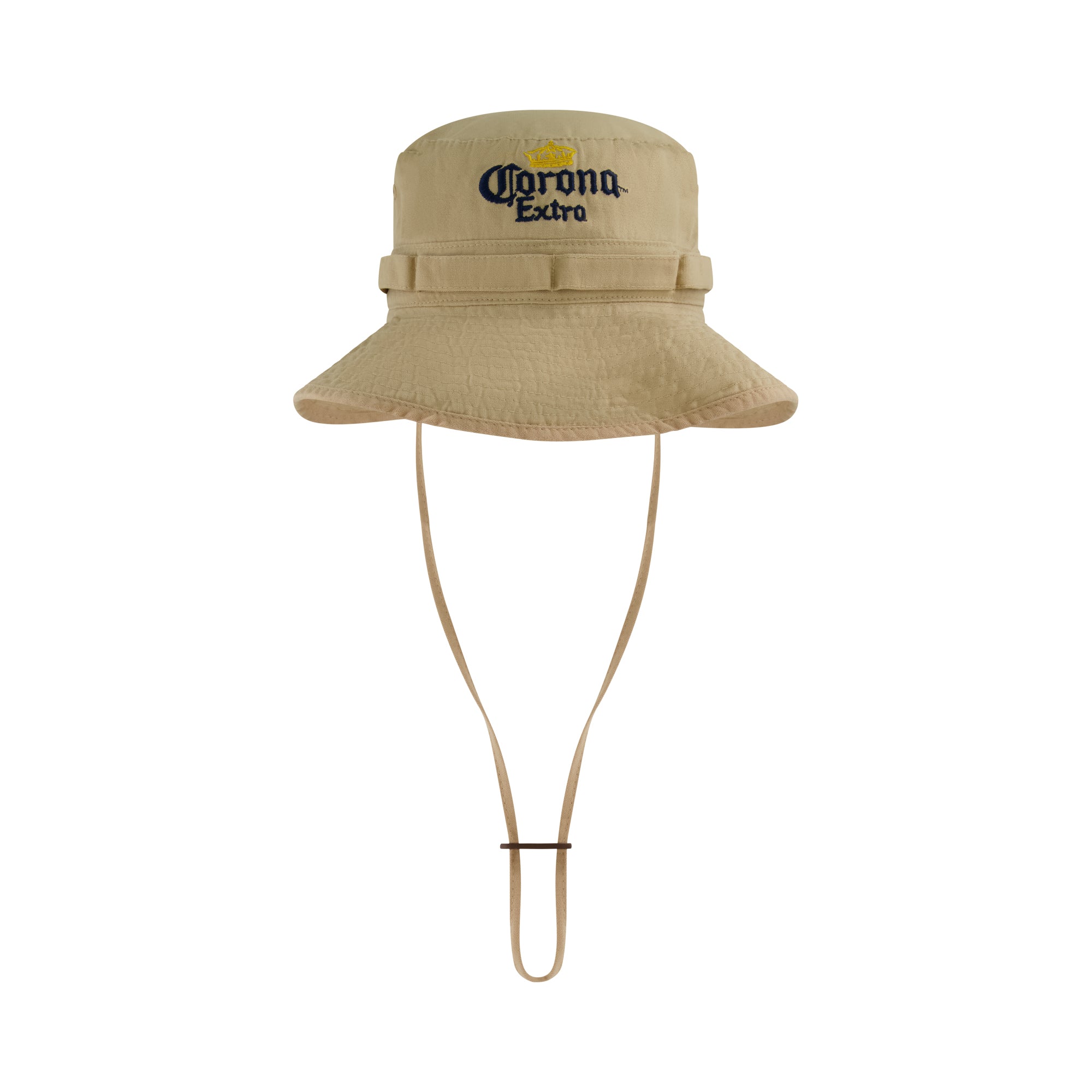 Concept One Women's Corona Extra Bucket Embroidered Logo, Packable Travel Sun Hat, Wide Brim Cap