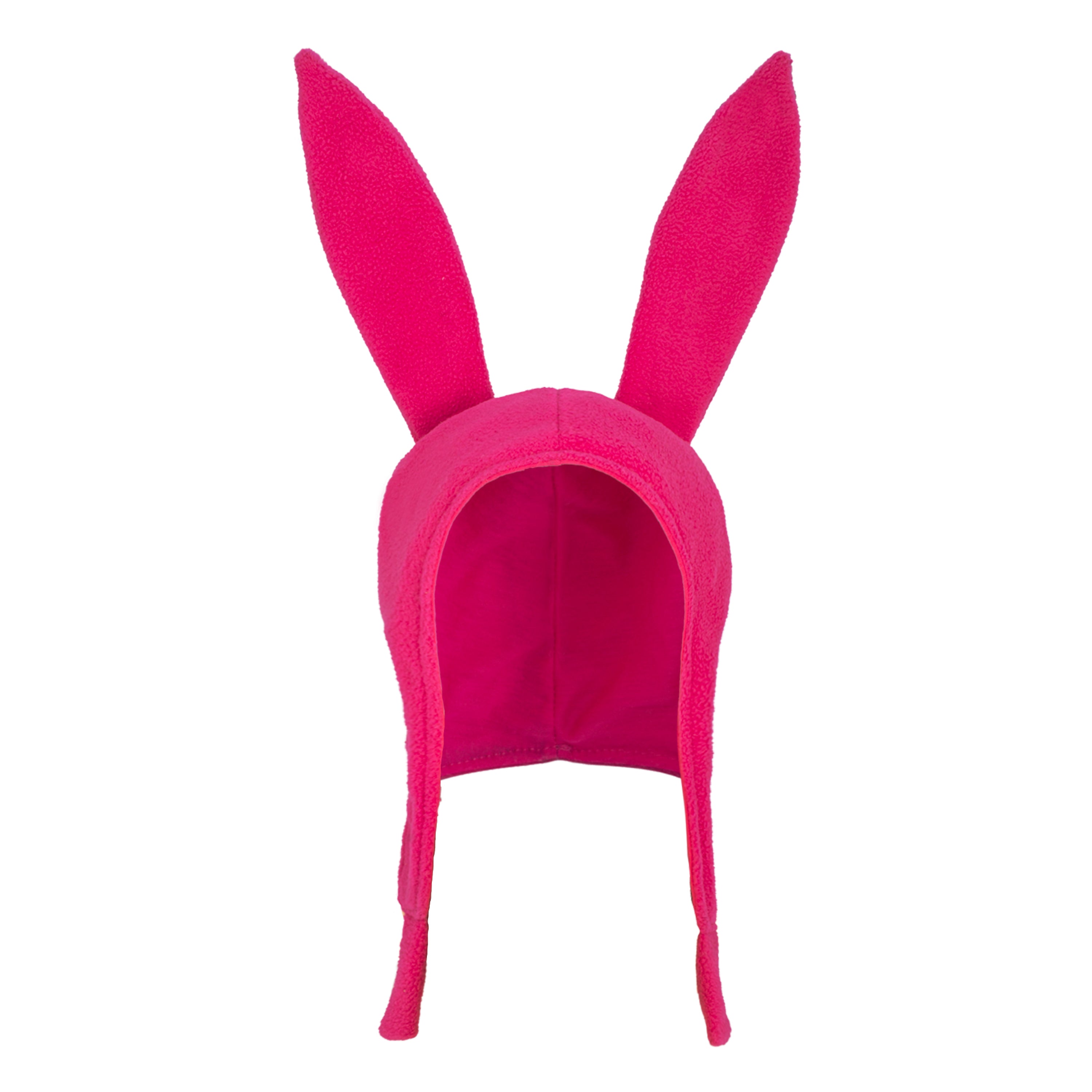 Concept One Womens Bob's Burgers Louise Cosplay Bunny with Floppy Ears Fleece Beanie Hat, Pink, 0 US