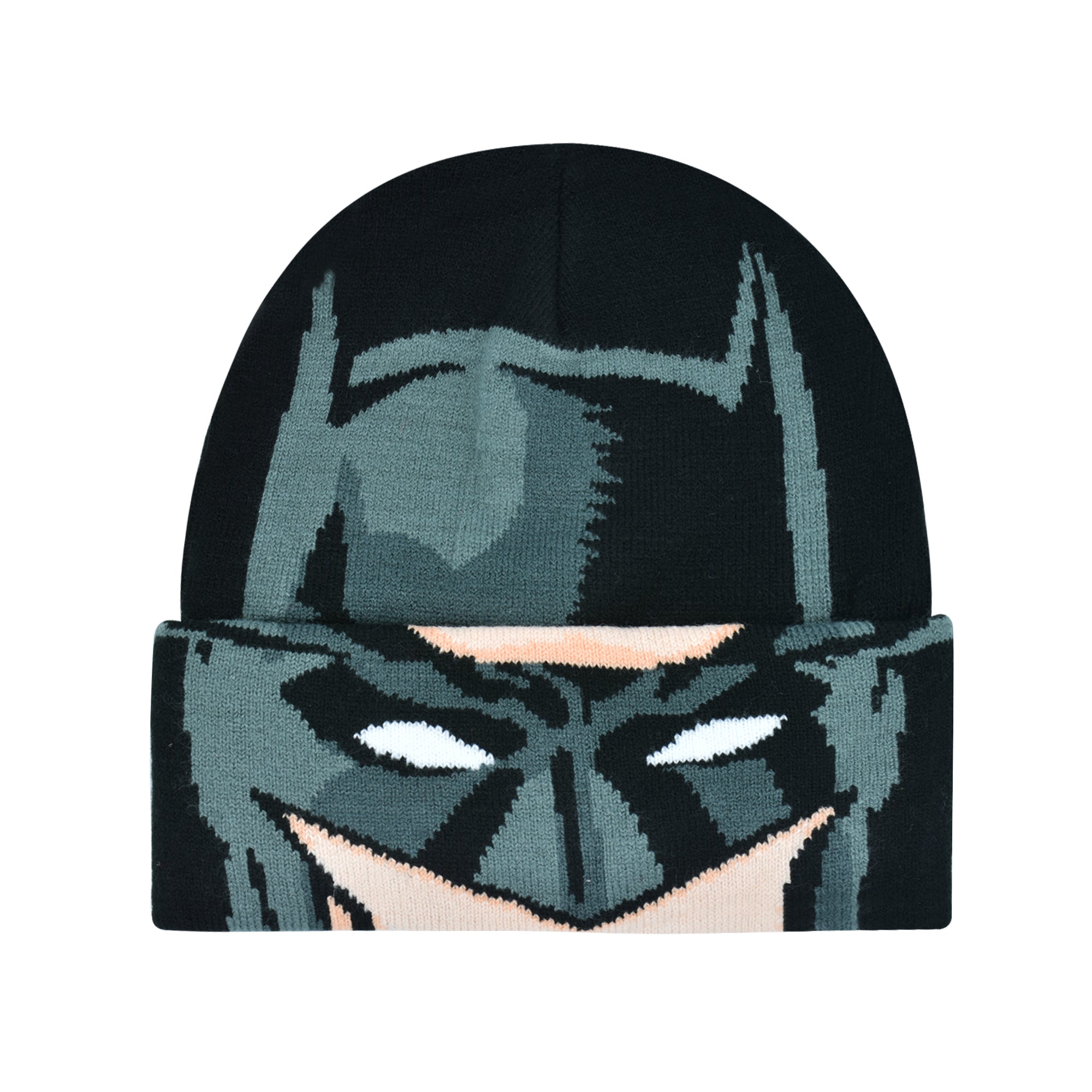 DC Comics Roll Down Cuff Beanie Hat, One Size