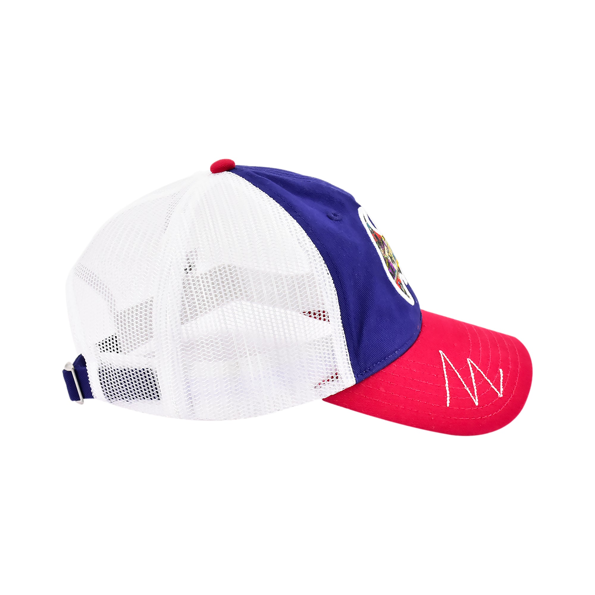 DC Comics Batman Comic Collage Logo Trucker Hat – Adjustable Mesh Back Cap