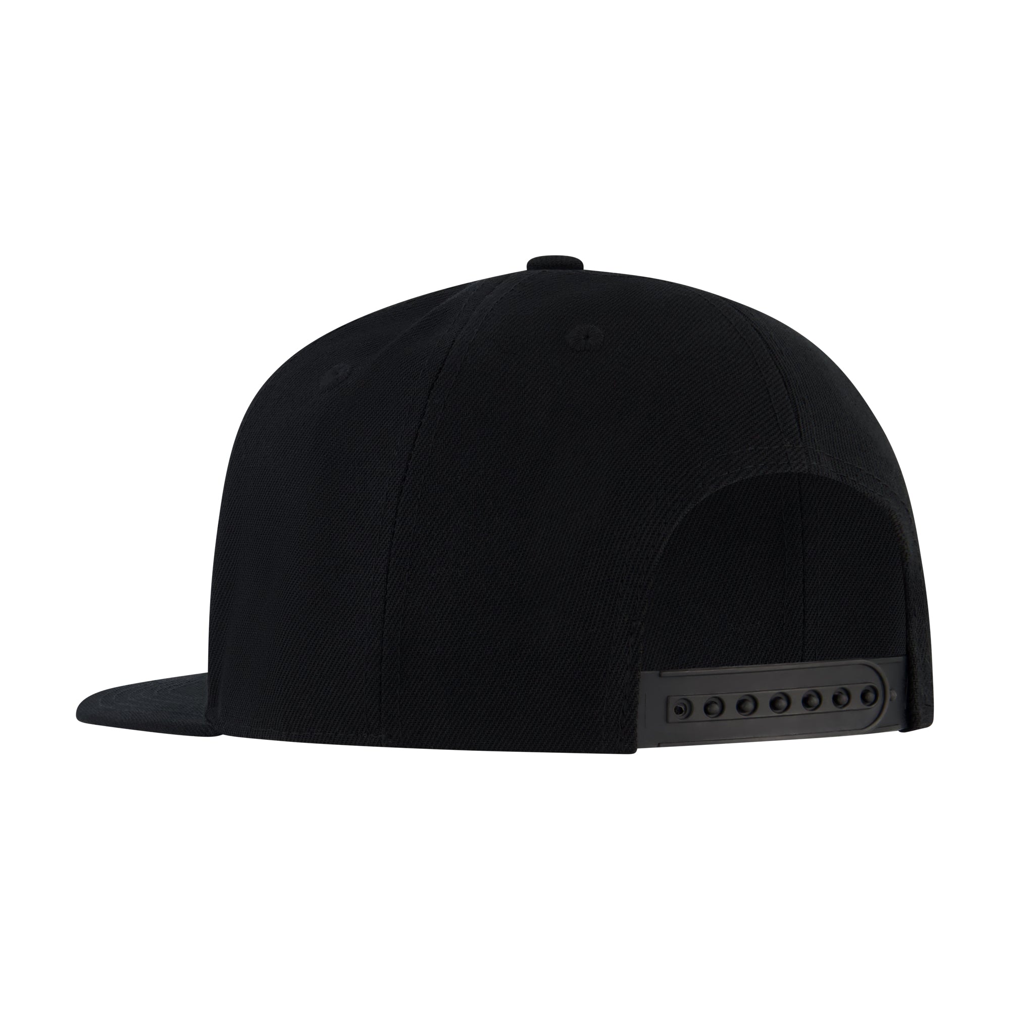 Batman Embossed Logo Flat Brim Snapback Hat – All Black Minimalist Cap